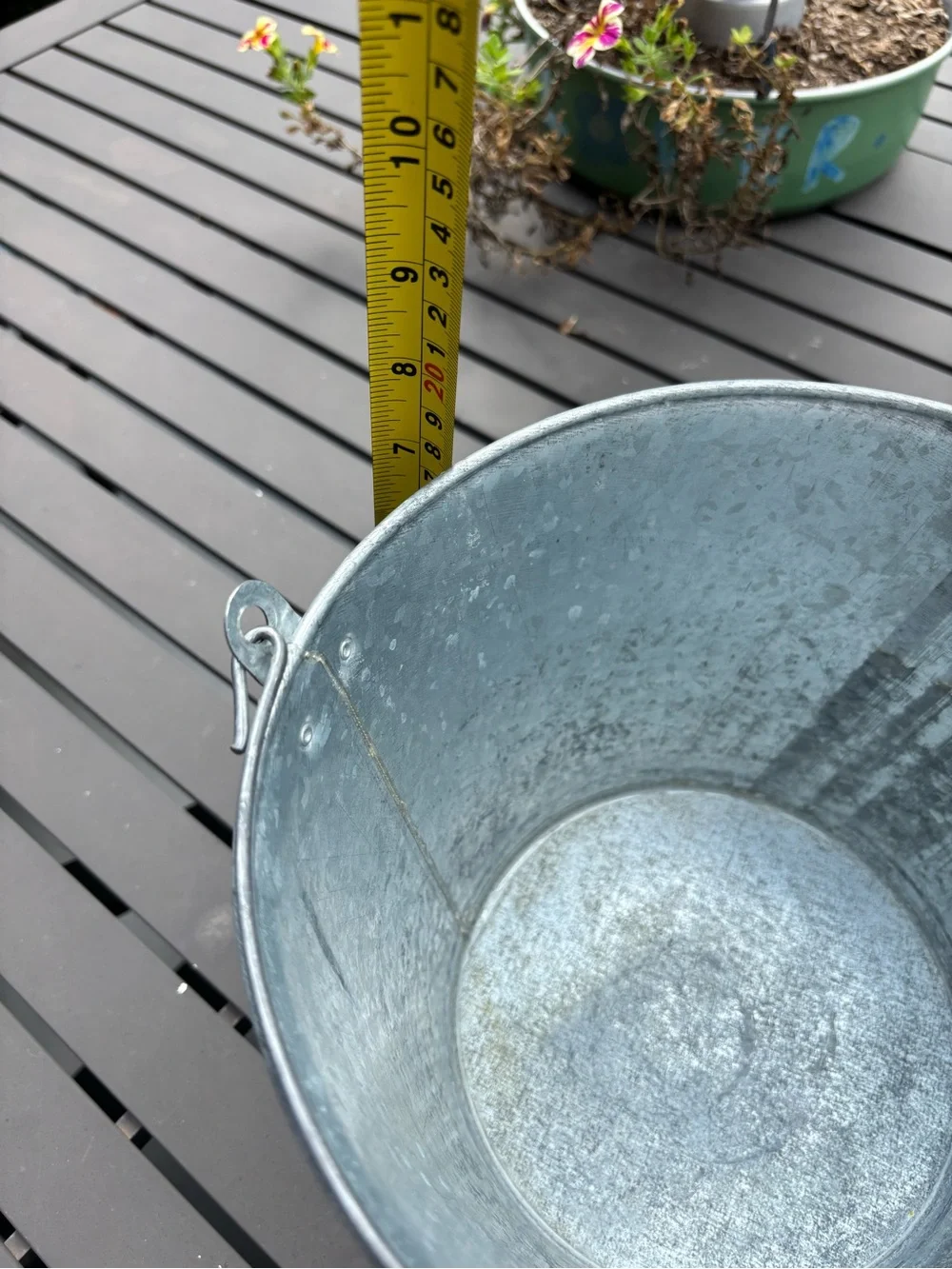 The Black Dog Galvanized Bucket with Black Dog Graphic Martha’s Vineyard
